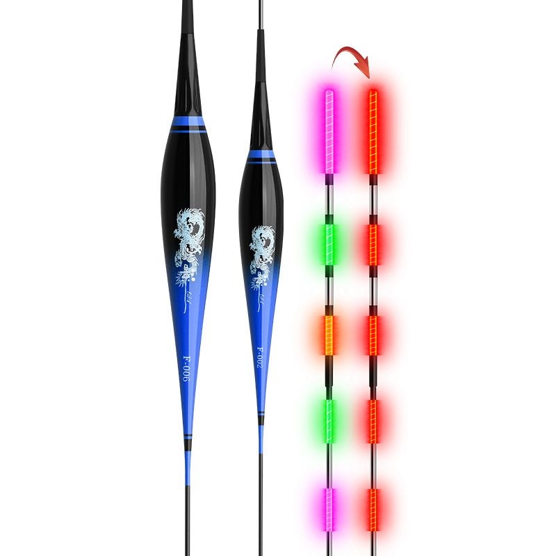 10 pc Gravity sensing fish float for day and night