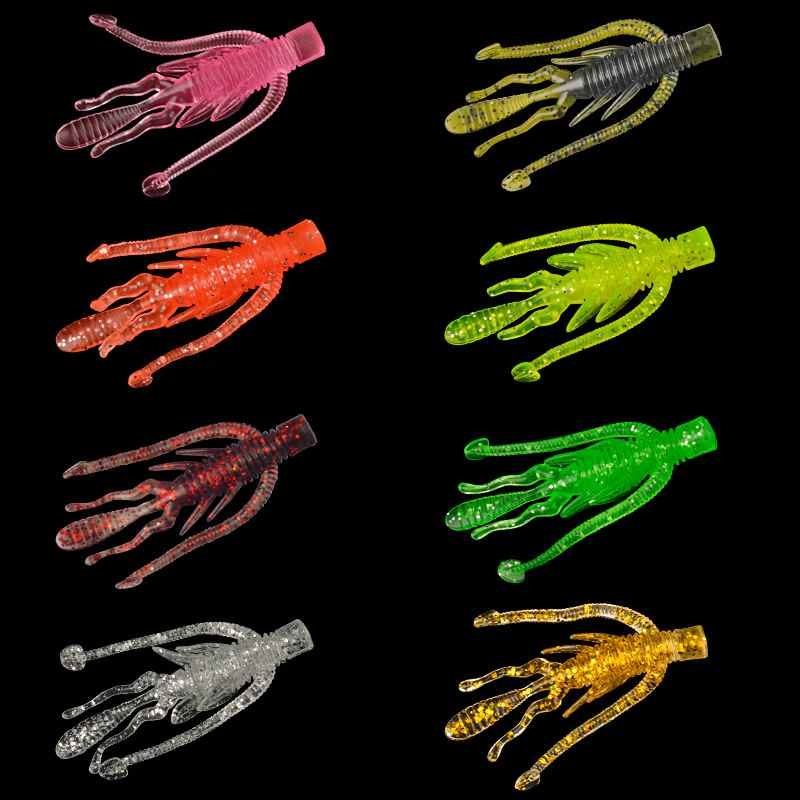 10pcs 2.5g 6.3cm plastic soft lure