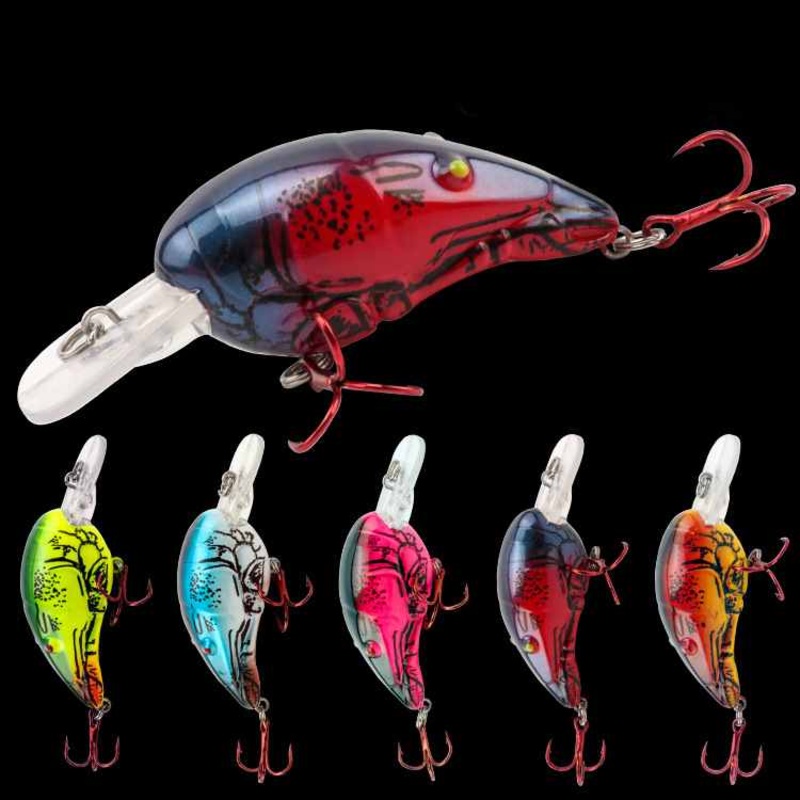 2 pcs   11.3g 7.5cm floating Crankbait lures