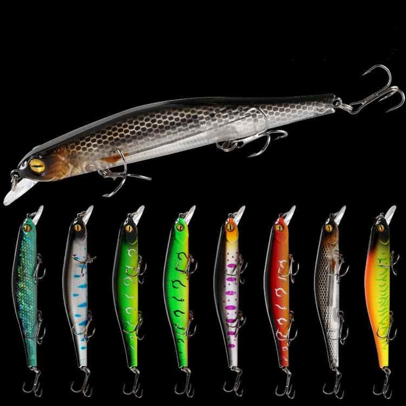 2 pcs 12.5cm 17.6g sinking minnow lure
