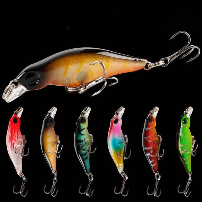 2 pcs 4.5cm 2.2g floating minnow lure