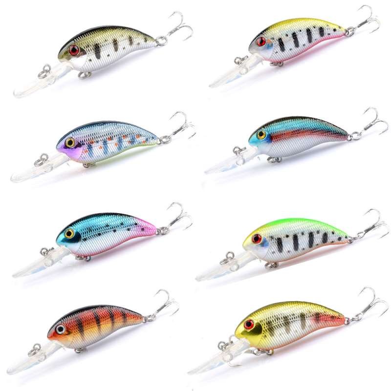 2 pcs 8cm 8g floating Crankbait lures