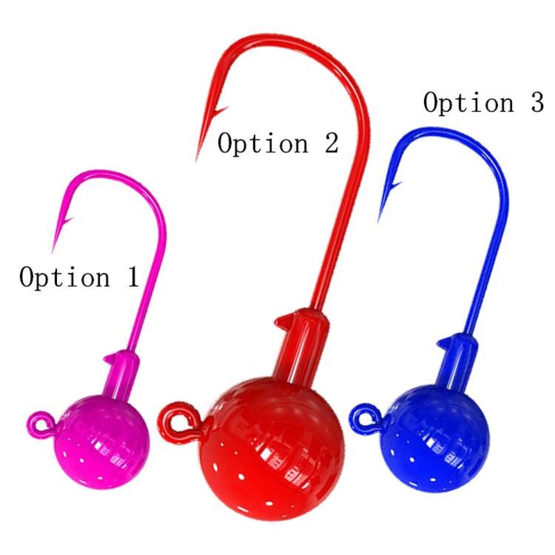 100 pieces single color JIG head