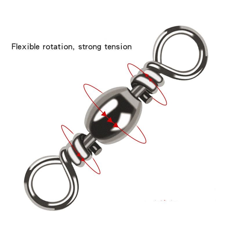 1000 pcs Eight-shaped copper stainless steel fishing line connector