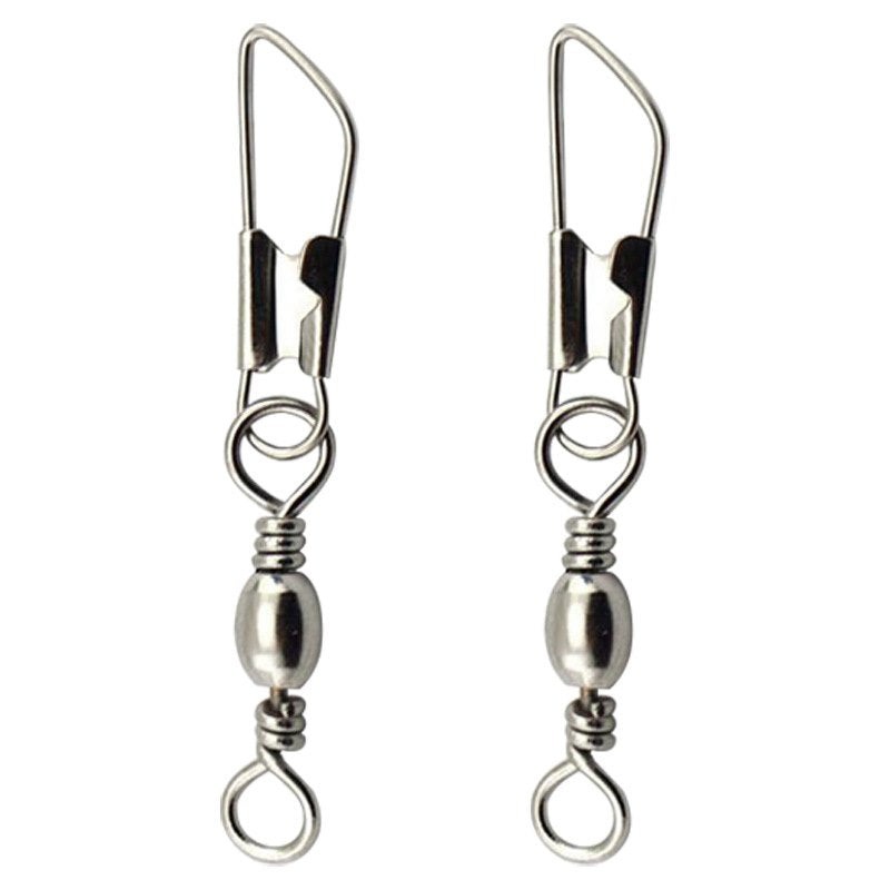 1000pcs Snap Swivel Carbon Steel A shape Fishing Linker Connector