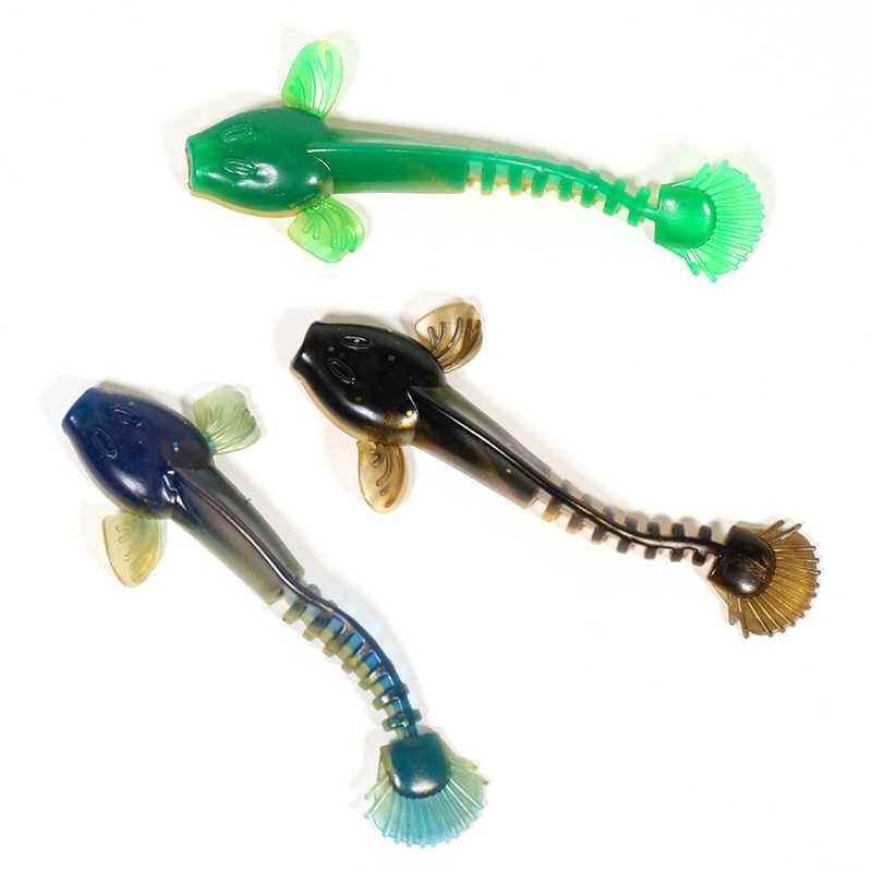10pcs 2.5g/5.3g plastic Salmon-shaped lure soft bait