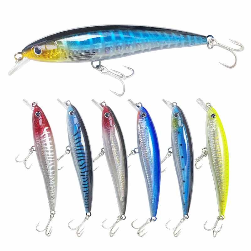 2 pc 14cm 41g uv minnow lure for big fish