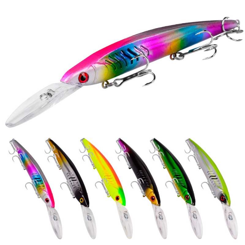 2 pc 15cm 12.5g floating minnow lure