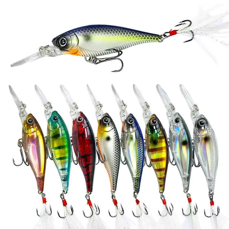 2 pc 7cm 10.3g floating minnow lure