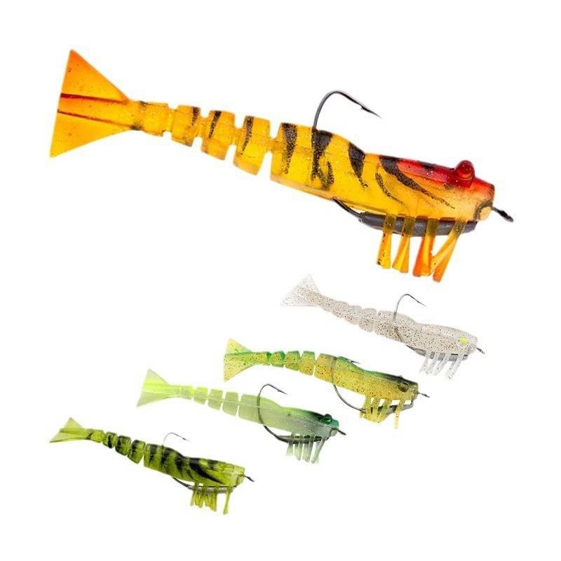 2 pc 9.5cm 8.5g bionic shrimp lure