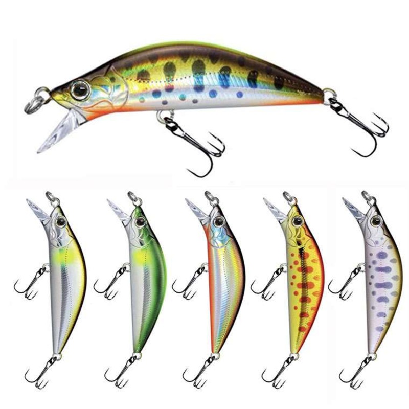 2 pcs 5cm 4.5g sinking minnow lures