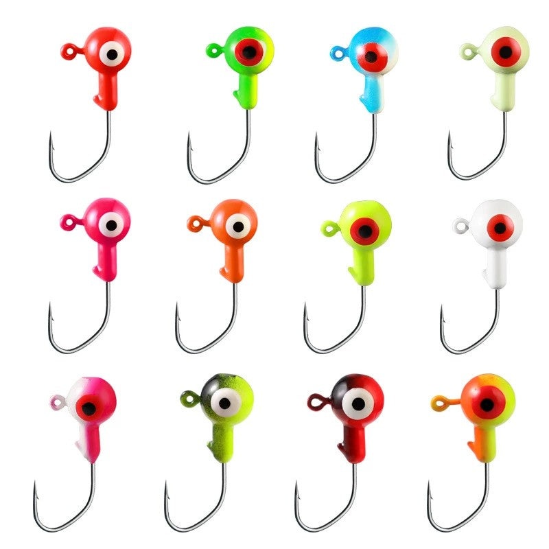 20 pc 0.8g 1.75g 3.5g 5g Jig Head fishing hook manufacturers