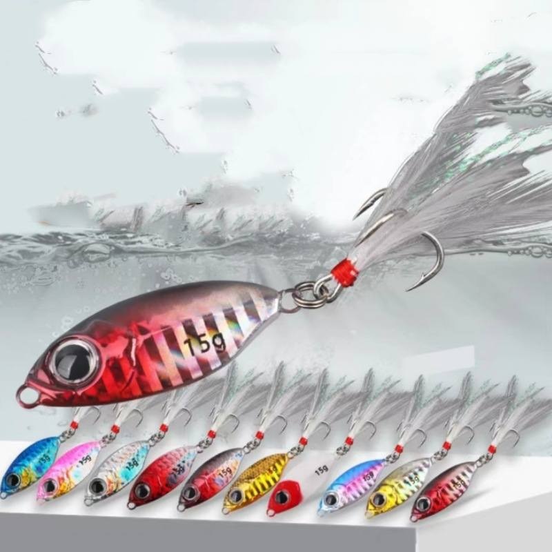 2pc 10/15/20g metal Jig lures