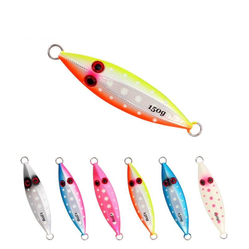 2pc 100/150/200/250g luminous jig lure