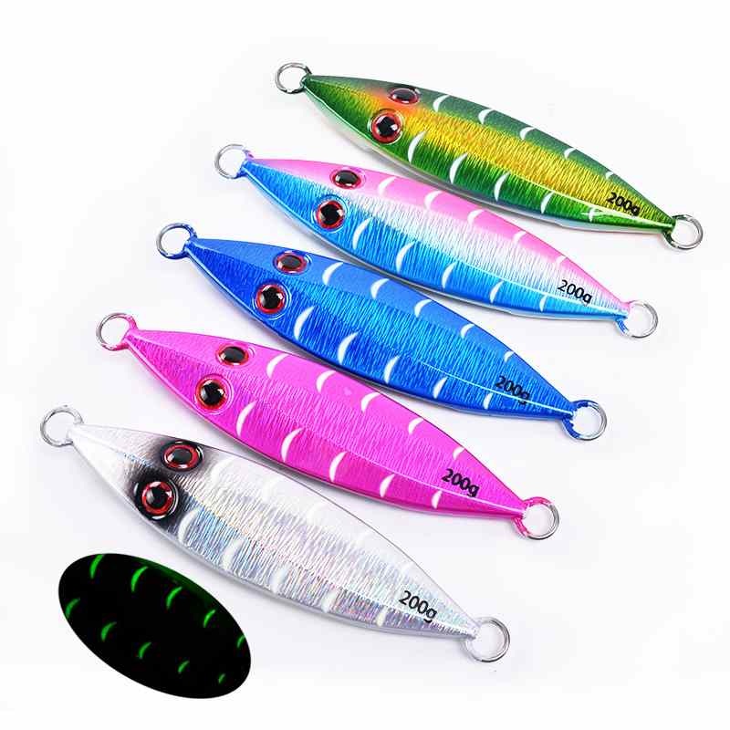 2pc 100/150/200g luminous jig lure