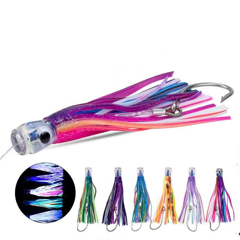 2pc 16.5cm 50g Squid Shape Trolling Lure