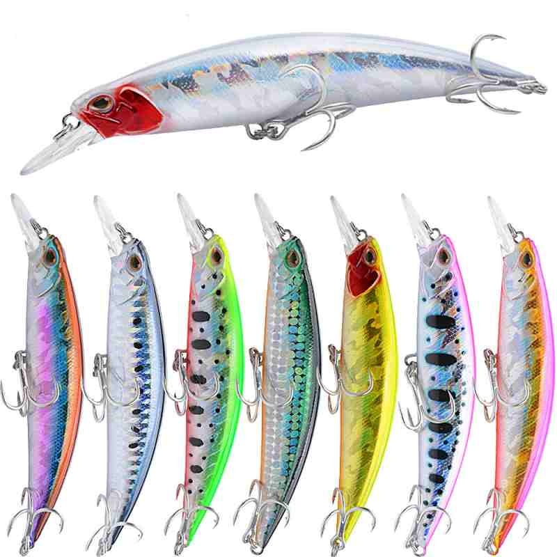 2pc 17.8g 10.5cm sinking minnow lure suitable for salty and fresh water