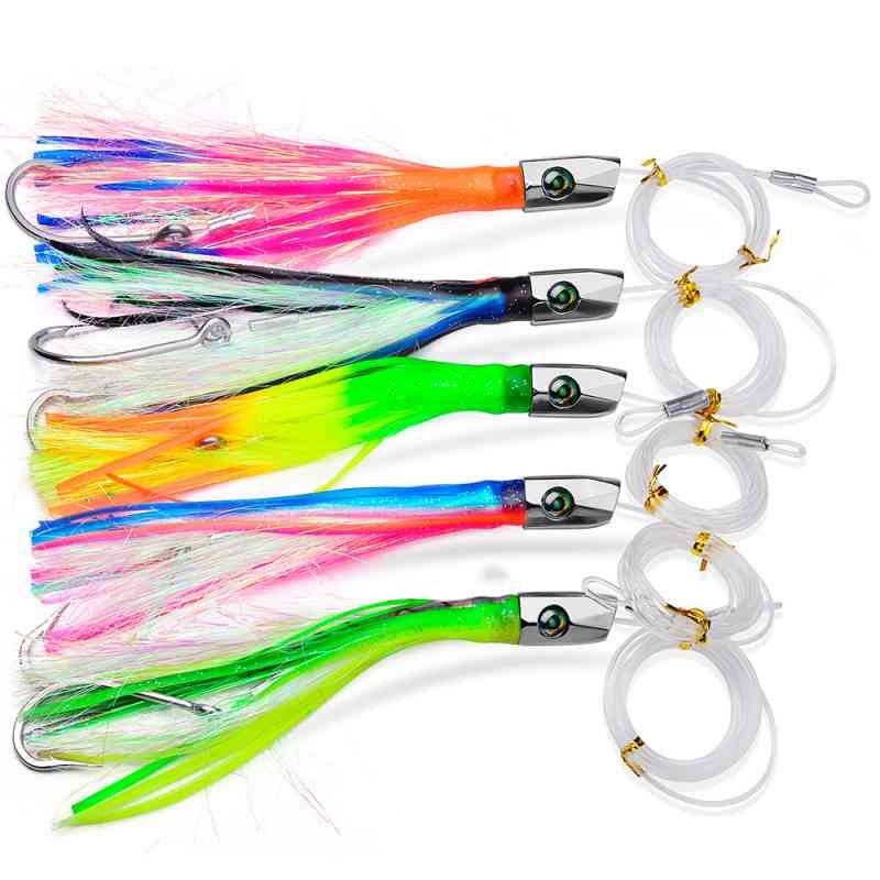 2pc 22cm 85g Squid Shape Trolling Lure