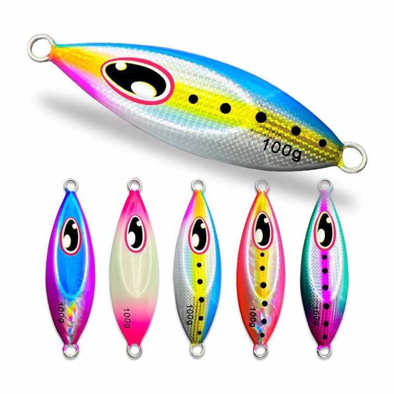 2pc 40/60/80/100g luminous jig lure