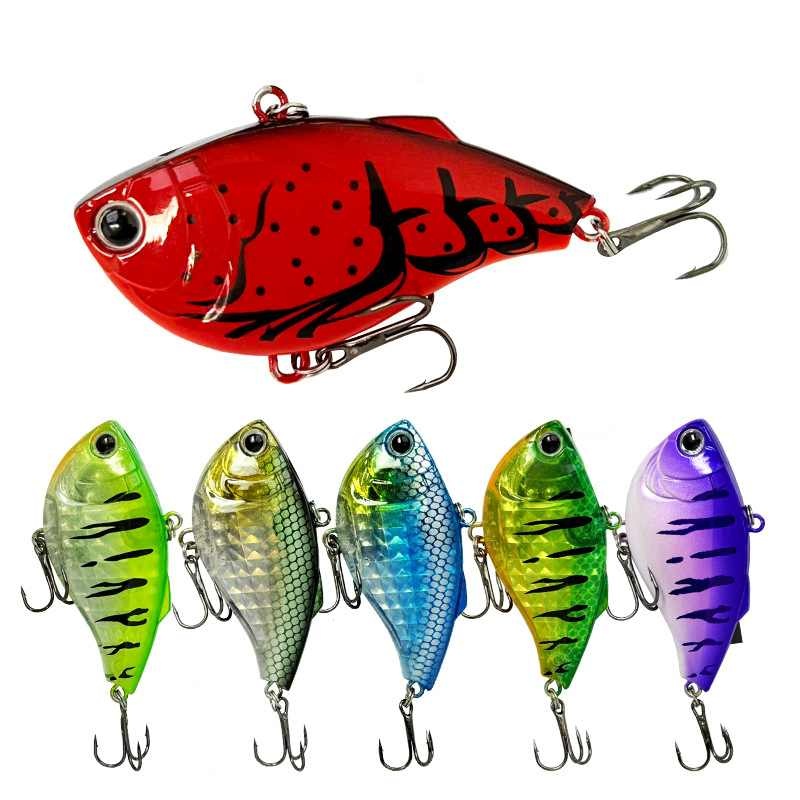 2pc 6cm 14.7g plastic sinking VIB lure lipless crankbait