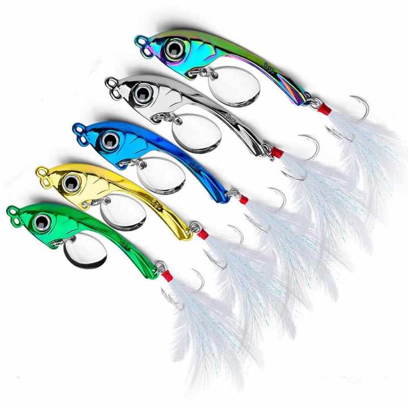 2pc 7/10/15 metal VIB fishing lure