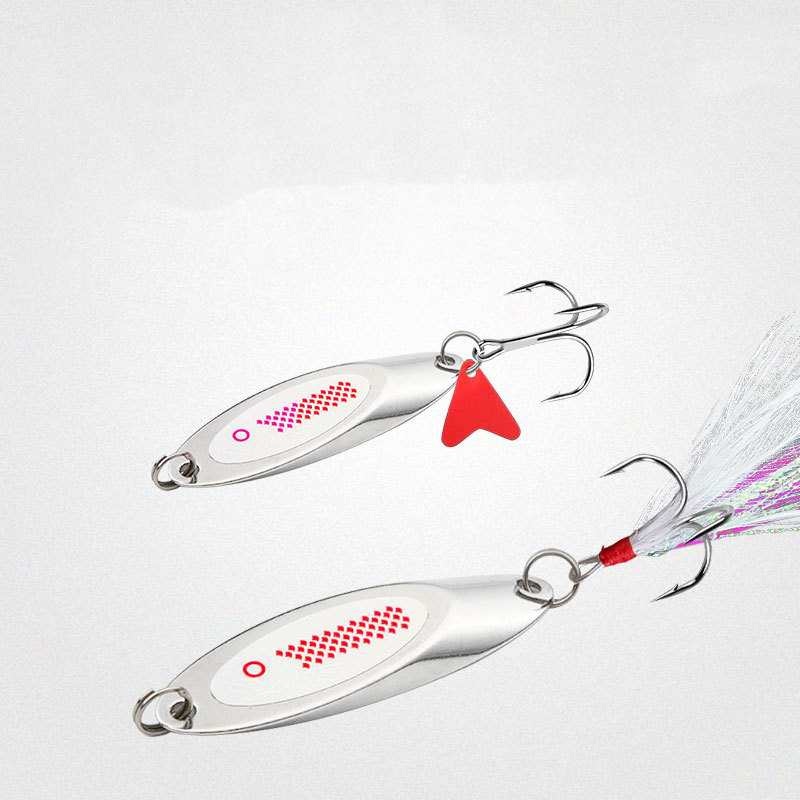 2pc 7g – 100g  Slanted spoon lure manufacturing