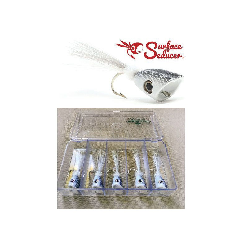 Surface Seducer Double Barrel Baitfish Popper – 5-Popper Selection