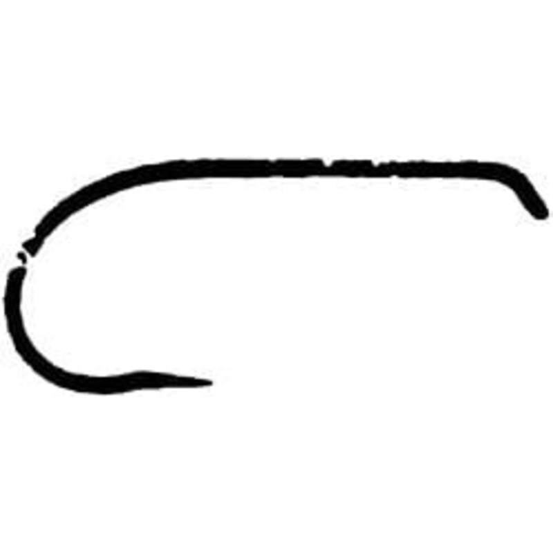 Tmc 900Bl Black Barbless Dry Fly Hook