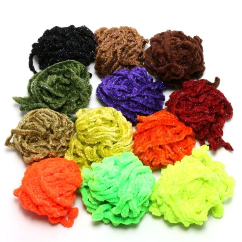 Woolly Bugger Tinsel Core Uv Rayon Chenille
