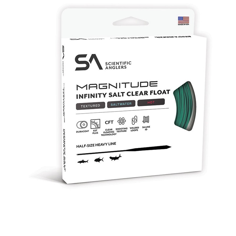 Scientific Anglers Magnitude Textured Infinity Salt “Full Clear” Floating Fly Line