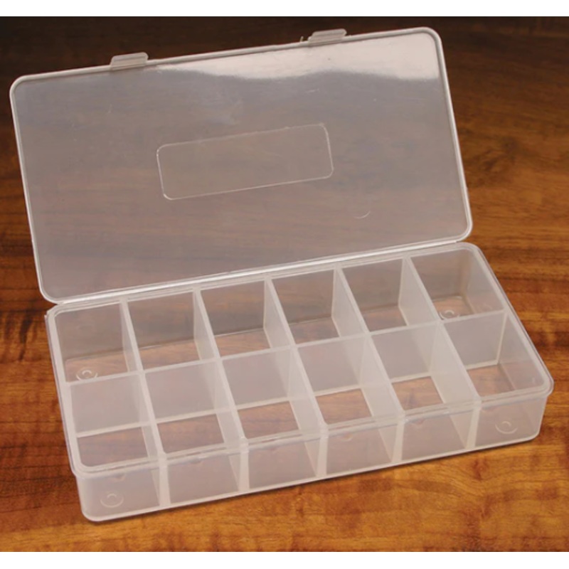 Clear Empty 12 Compartment Dubbing Box