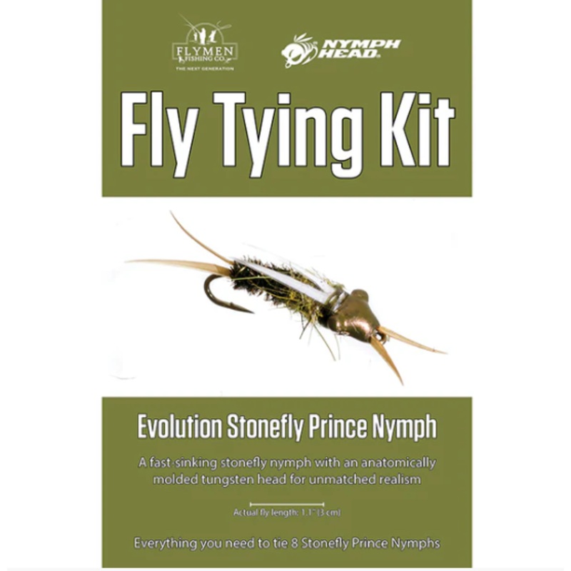 Flymen Evolution Stonefly Prince Nymph Fly Tying Kit