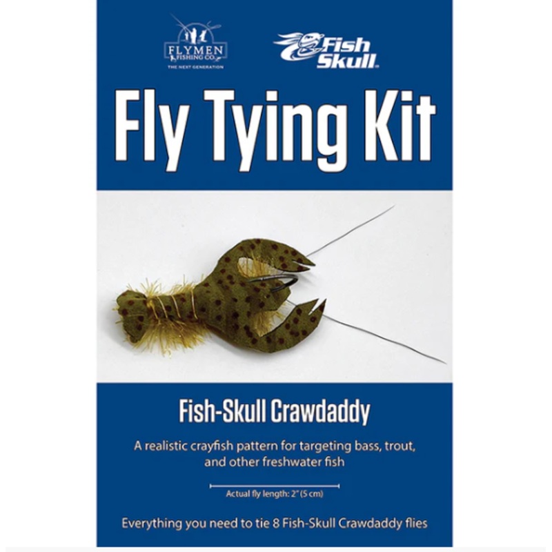 Flymen Fish-Skull Crawdaddy Fly Tying Kit