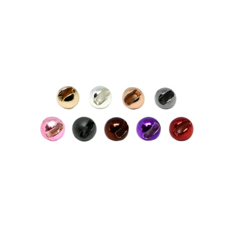 Fulling Mill Colored Slotted Tungsten Beads – 25 Pack
