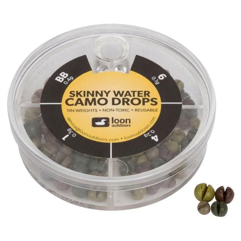 Loon Camo Drops Non-Toxic Removable Weights – 4-Division Assortments