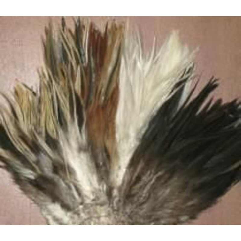 Natural 5″-7″ Strung China Saddle Hackle