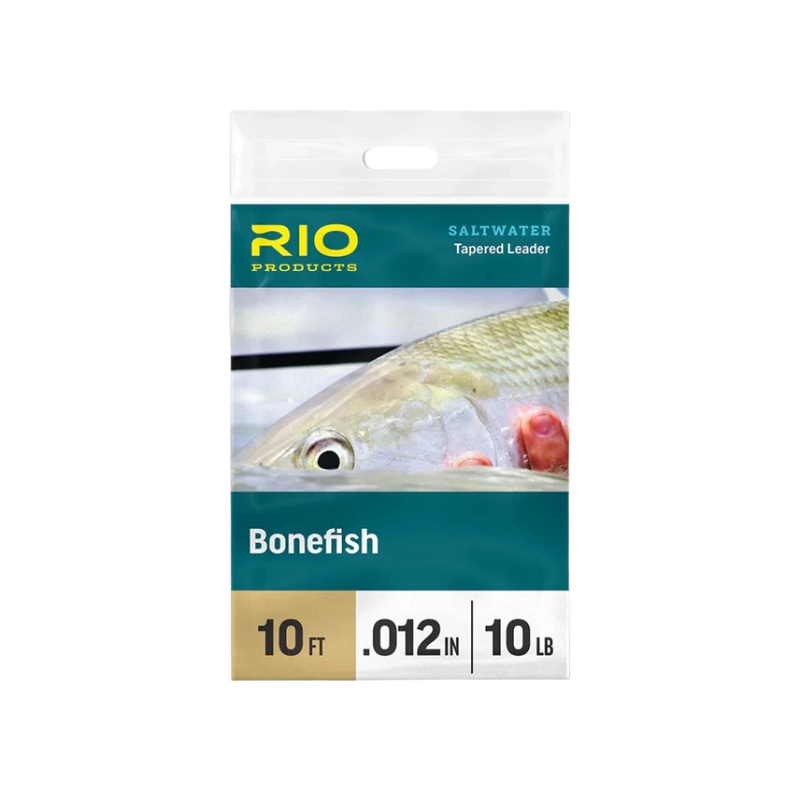 Rio Knotless Bonefish 10-Foot Tapered Leaders – 3-Pak