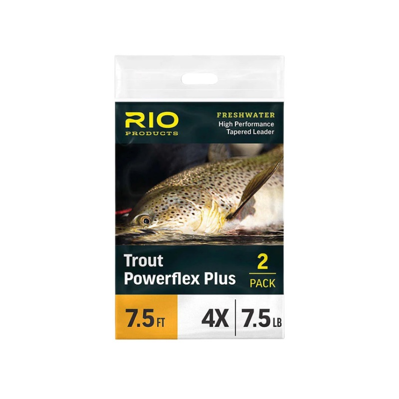 Rio Knotless Powerflex Plus Tapered Leaders 2-Pak