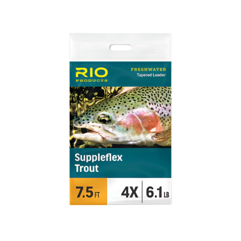 Rio Knotless Suppleflex Trout 9-Foot Tapered Leaders