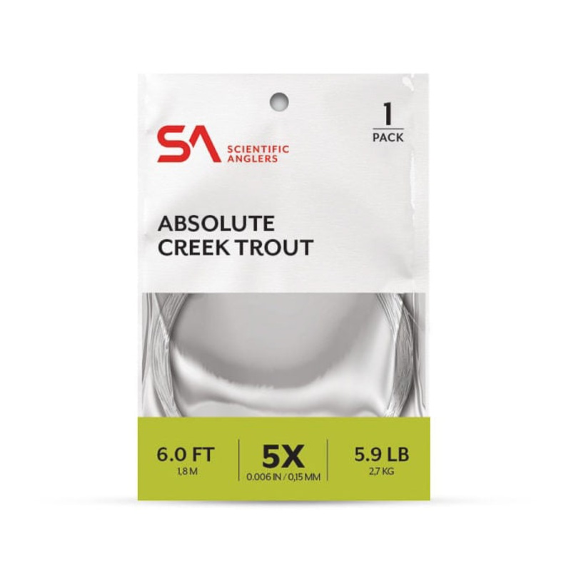 Scientific Anglers Absolute Creek Trout 6-Foot Leader