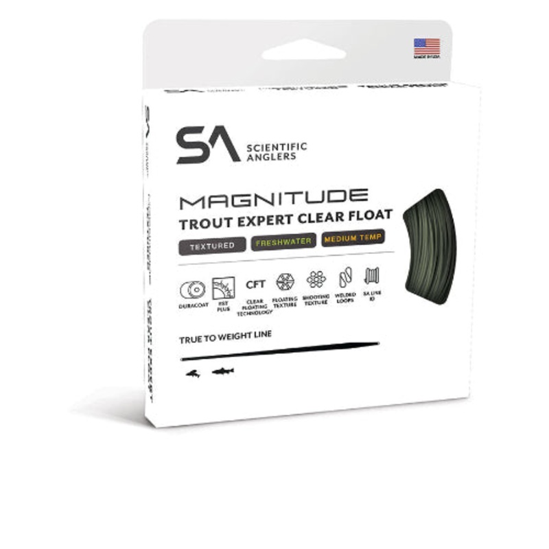 Scientific Anglers Magnitude Textured Trout Expert Clear Tip Float
