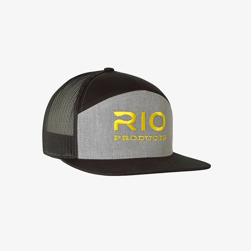 7 Panel Mesh Back – Heather Gray/Black