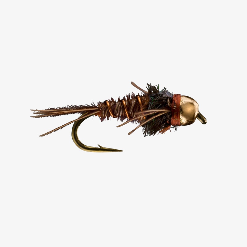 Pheasant Tail Half Flashback Bead
