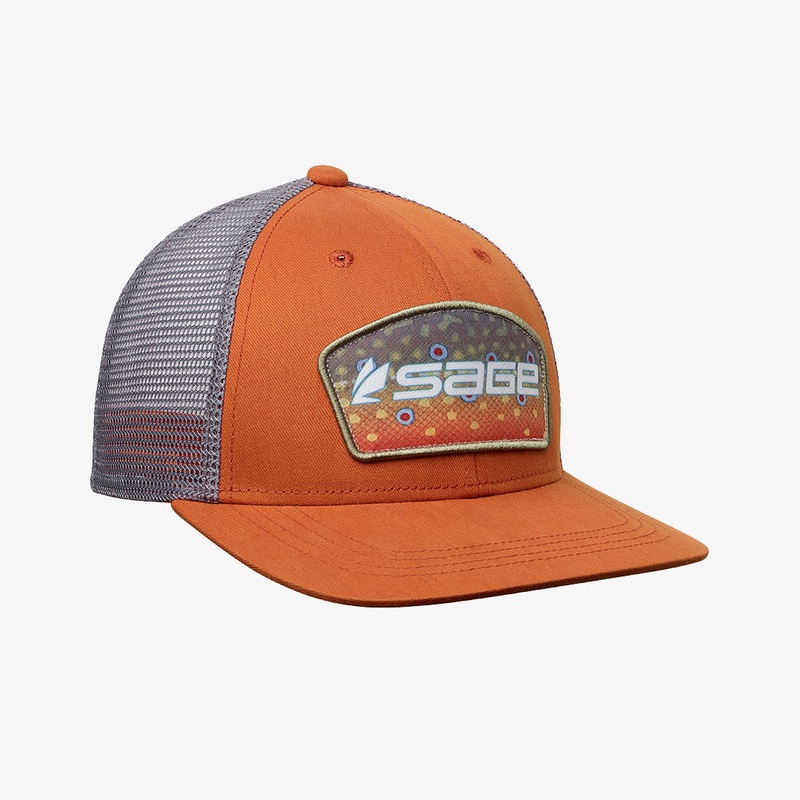 Patch Trucker Orange – Brook Trout