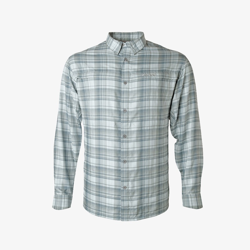 M’s SAGE GUIDE SHIRT BLUE PLAID
