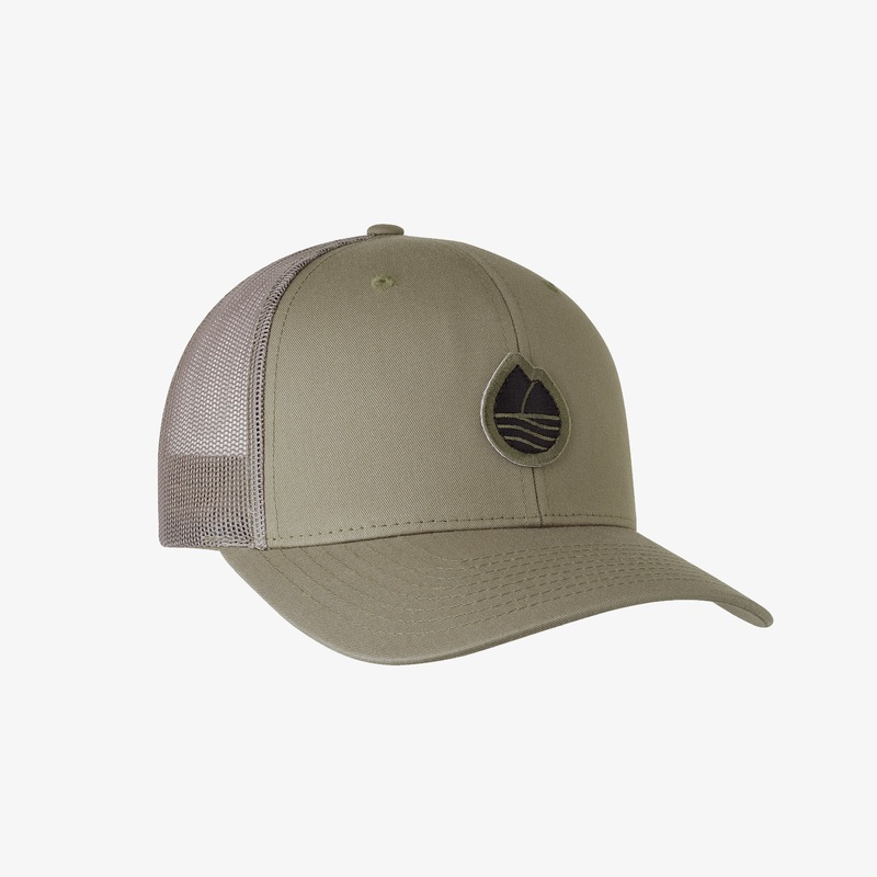 Logo Mesh Back Hat – Olive