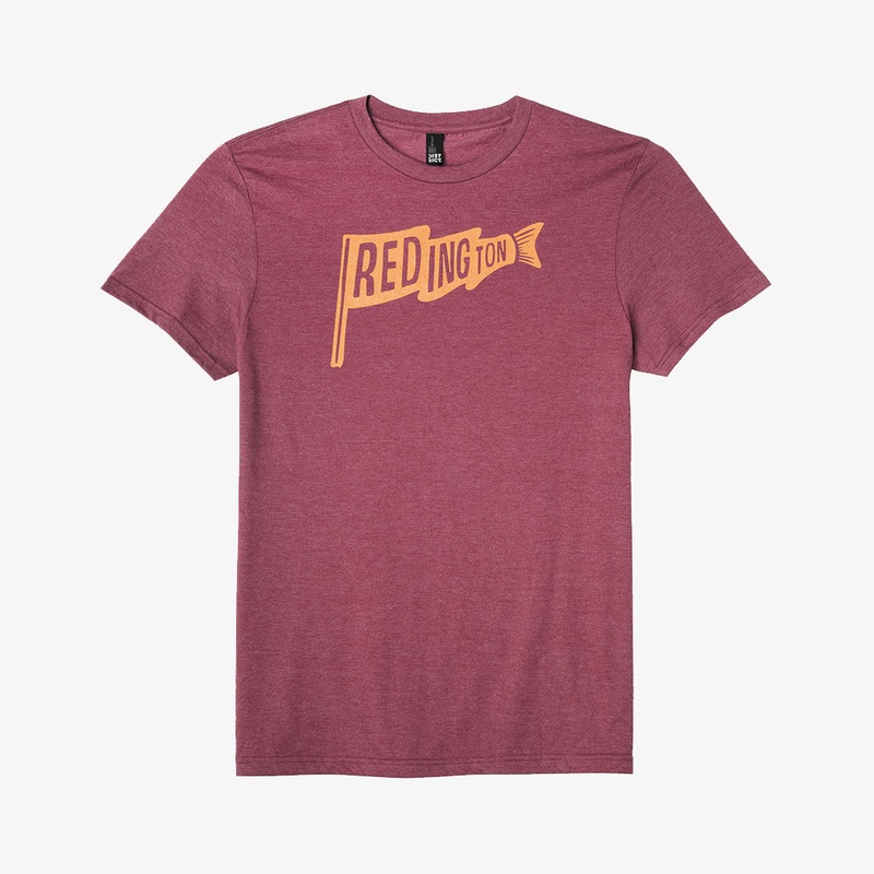 M’s Fish Flag Tee Cardinal