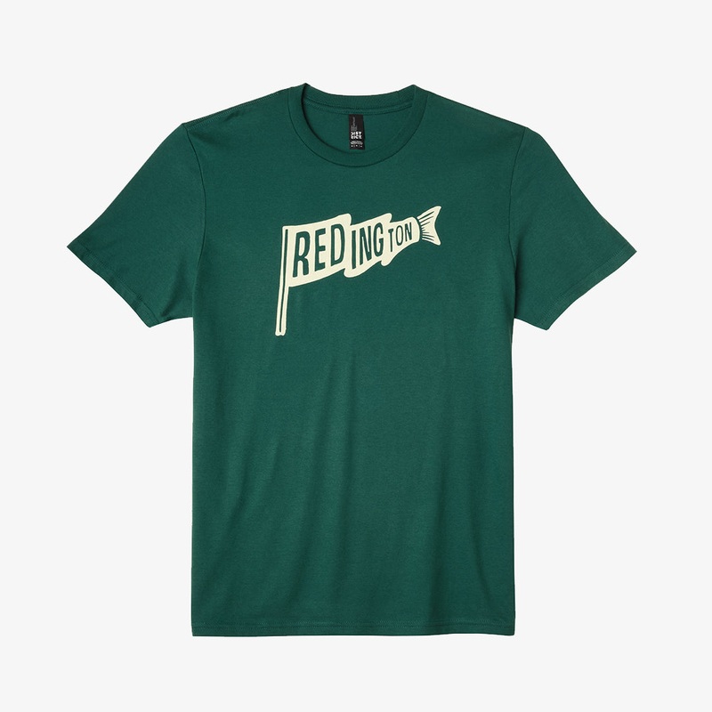 M’s Fish Flag Tee Green