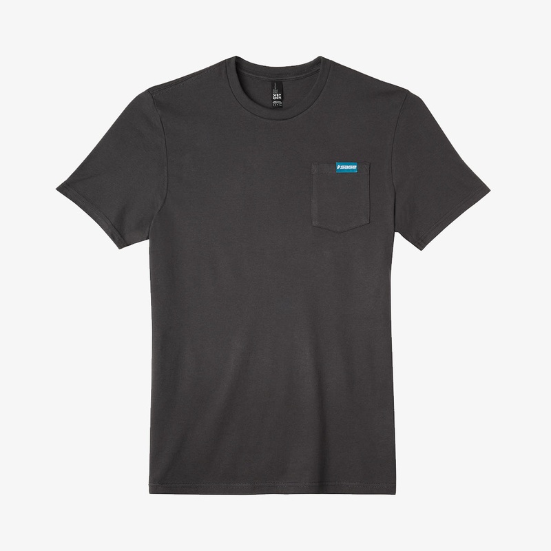 M’s Sage Logo Pocket Tee Charcoal