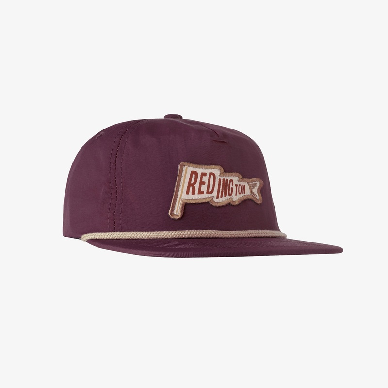 Nylon Fish Flag Hat – Eggplant